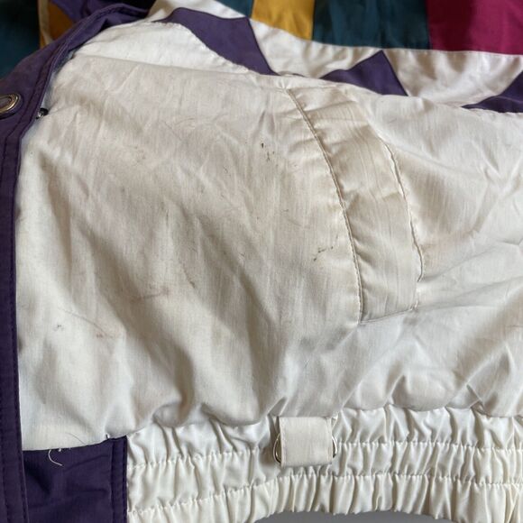 Vintage ANDY JOHNS Winter Coat Womens Sz M Colorful Retro 90’s Ski *READ - Picture 3 of 16